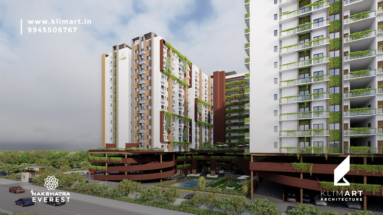 Luxury apartment building